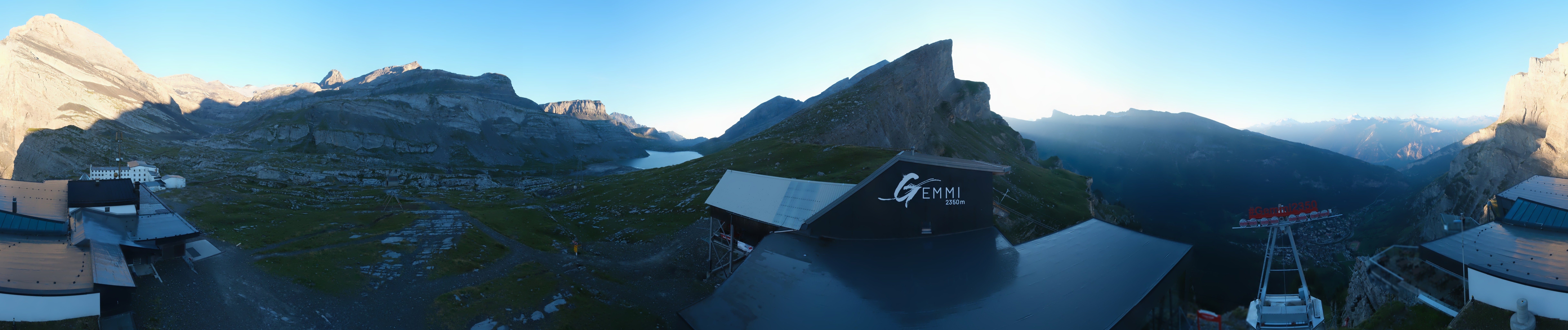 Archiv Foto Webcam Leukerbad: Gemmi Panoramacam