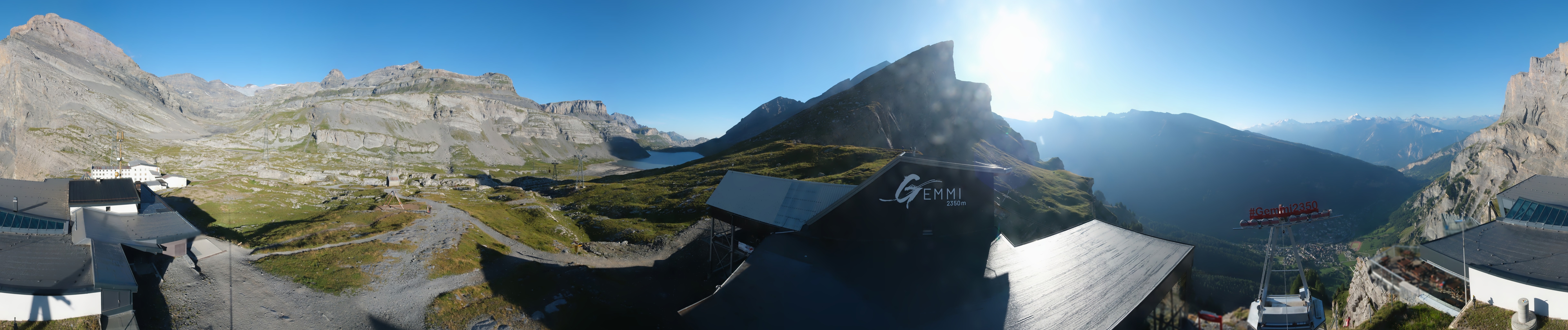 Archiv Foto Webcam Leukerbad: Gemmi Panoramacam