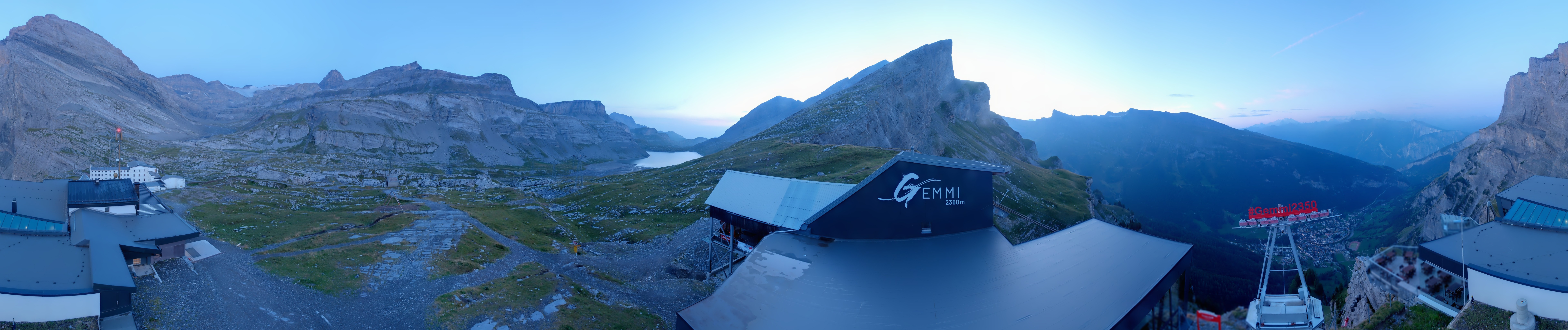 Archiv Foto Webcam Leukerbad: Gemmi Panoramacam