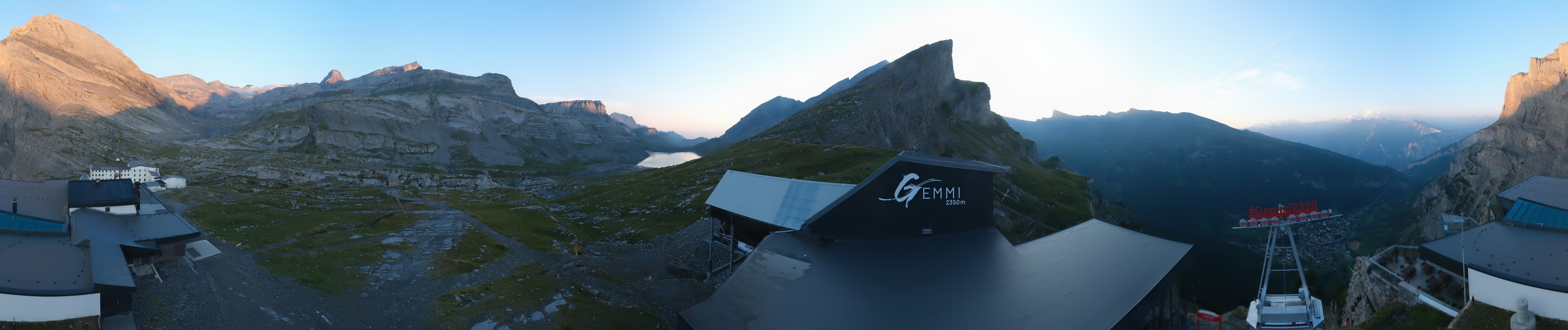 Archiv Foto Webcam Leukerbad: Gemmi Panoramacam