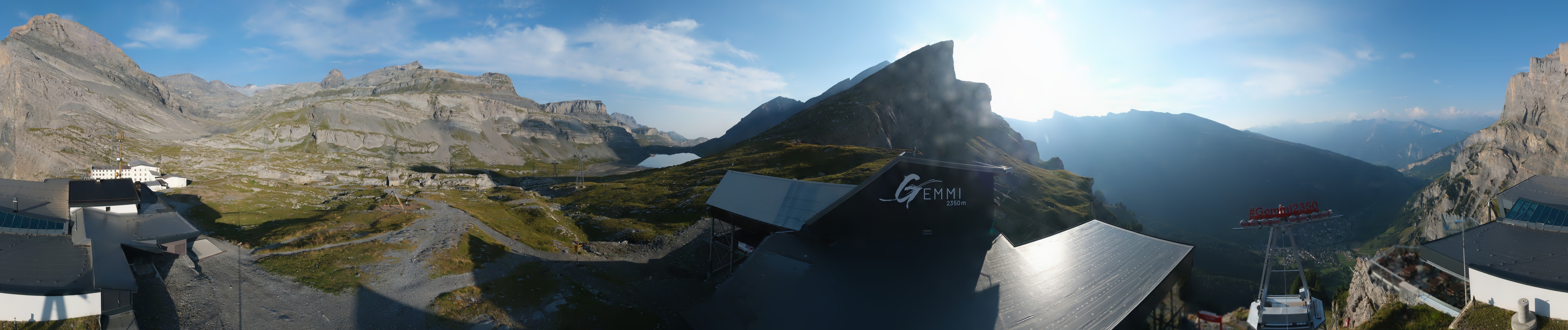 Archiv Foto Webcam Leukerbad: Gemmi Panoramacam