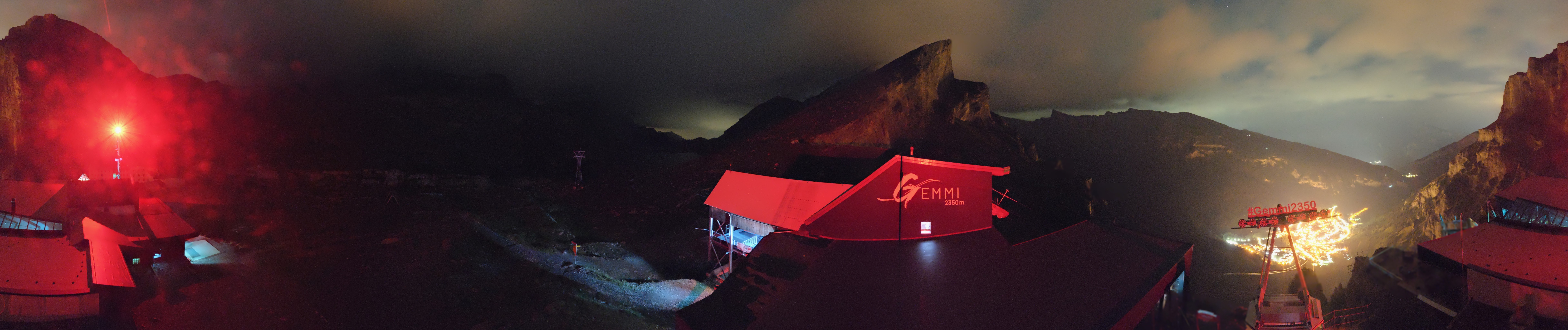 Archiv Foto Webcam Leukerbad: Gemmi Panoramacam