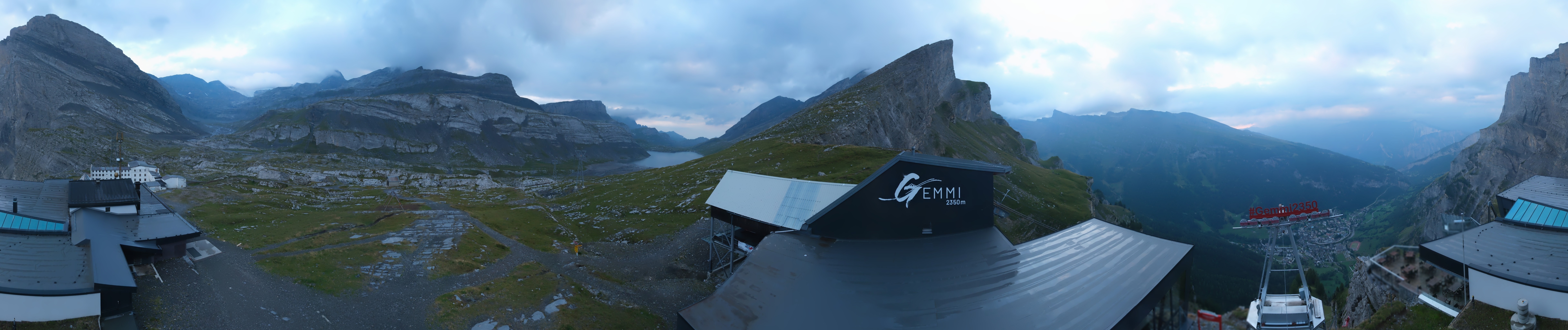 Archiv Foto Webcam Leukerbad: Gemmi Panoramacam