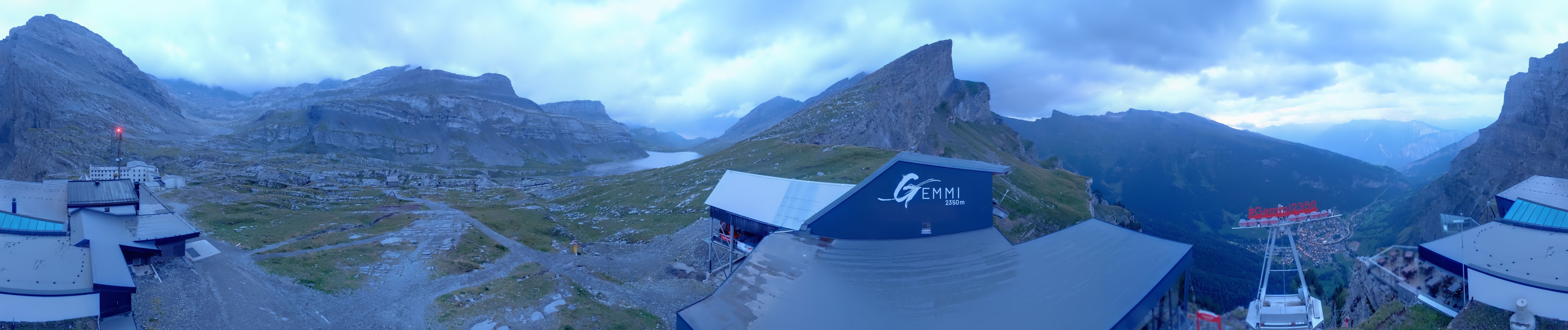 Archiv Foto Webcam Leukerbad: Gemmi Panoramacam
