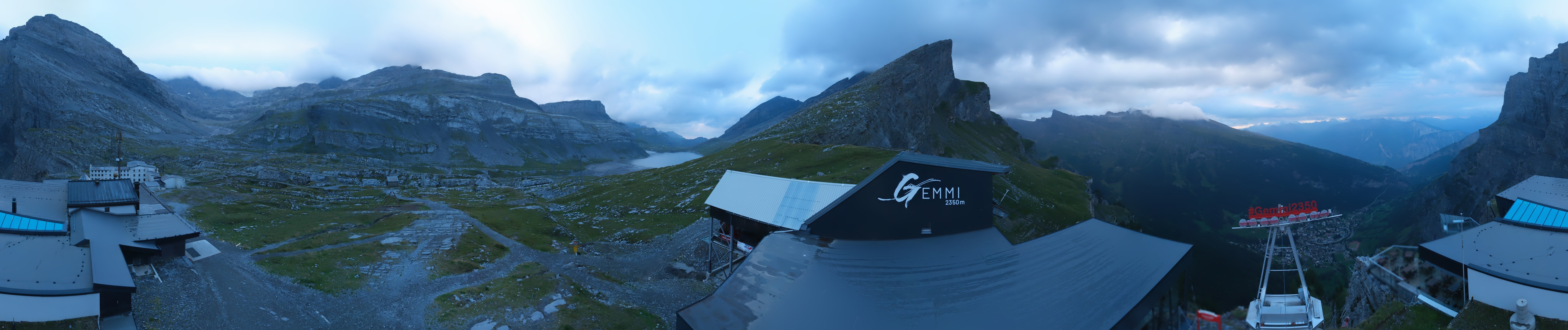 Archiv Foto Webcam Leukerbad: Gemmi Panoramacam