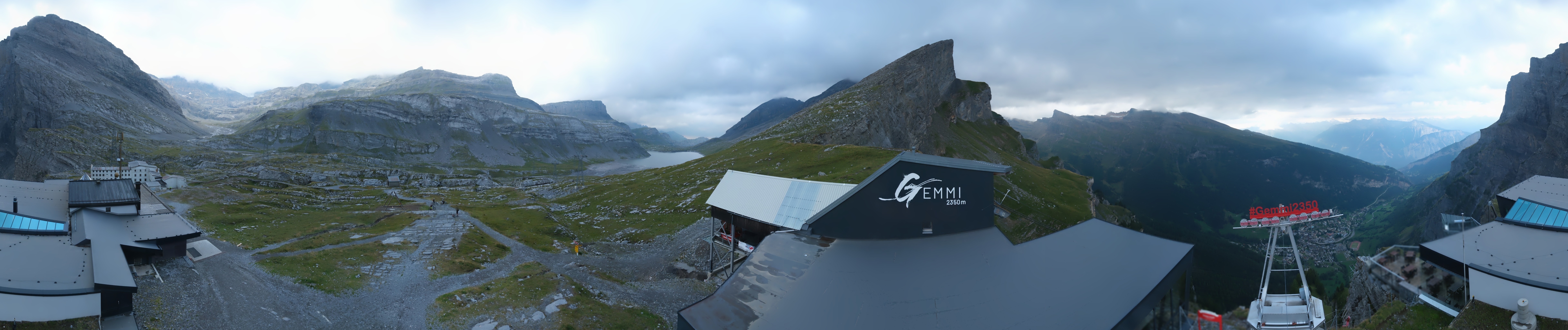 Archiv Foto Webcam Leukerbad: Gemmi Panoramacam