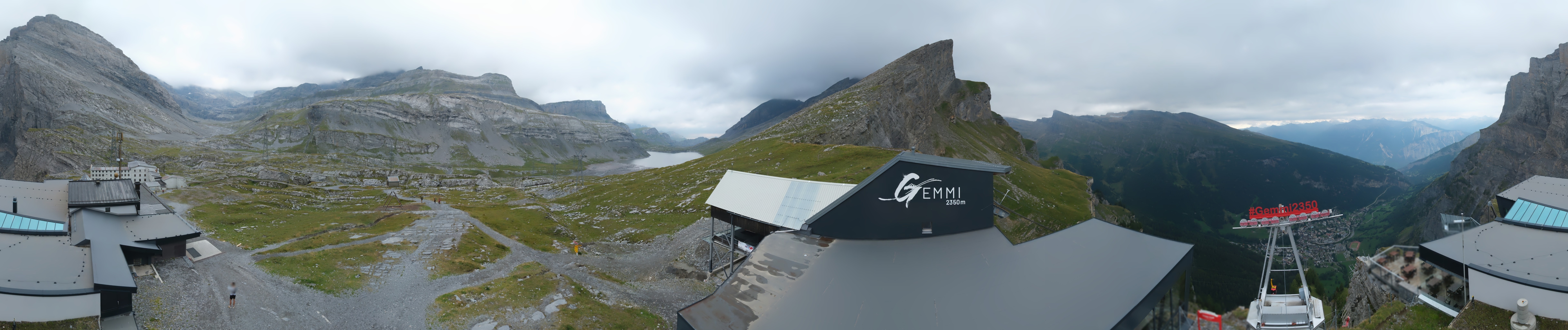Archiv Foto Webcam Leukerbad: Gemmi Panoramacam