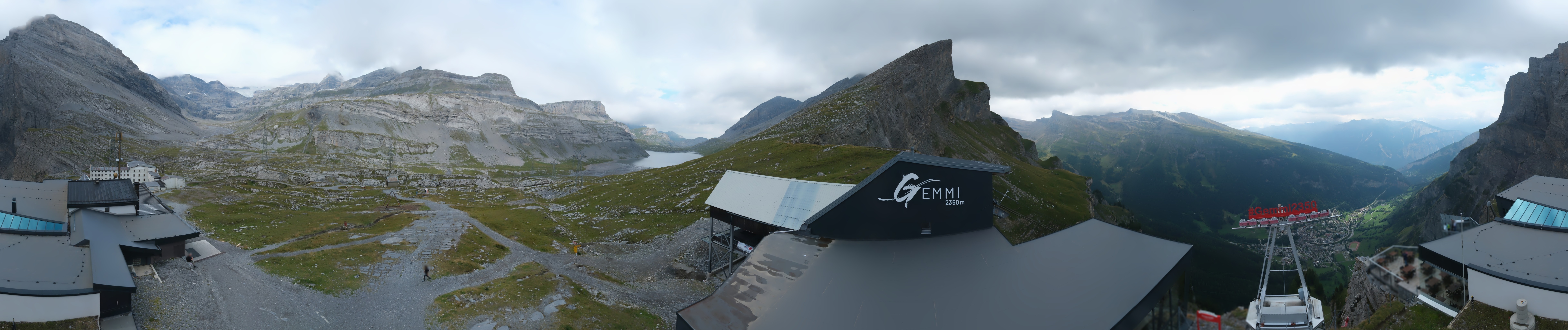 Archiv Foto Webcam Leukerbad: Gemmi Panoramacam