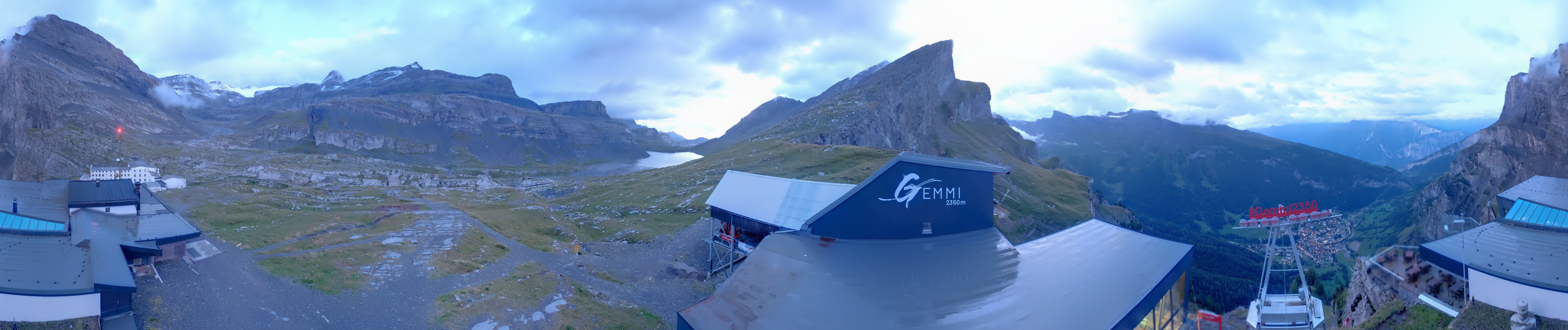 Archiv Foto Webcam Leukerbad: Gemmi Panoramacam