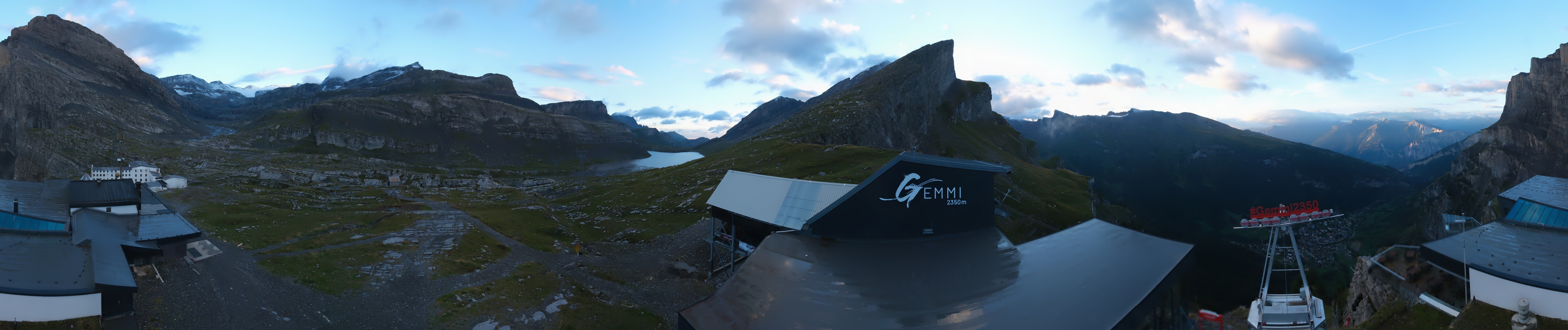 Archiv Foto Webcam Leukerbad: Gemmi Panoramacam