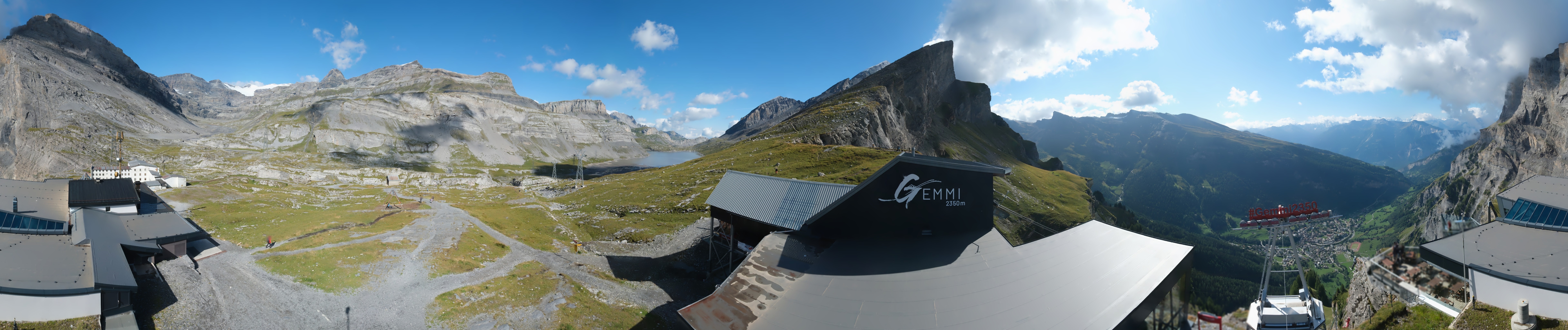 Archiv Foto Webcam Leukerbad: Gemmi Panoramacam