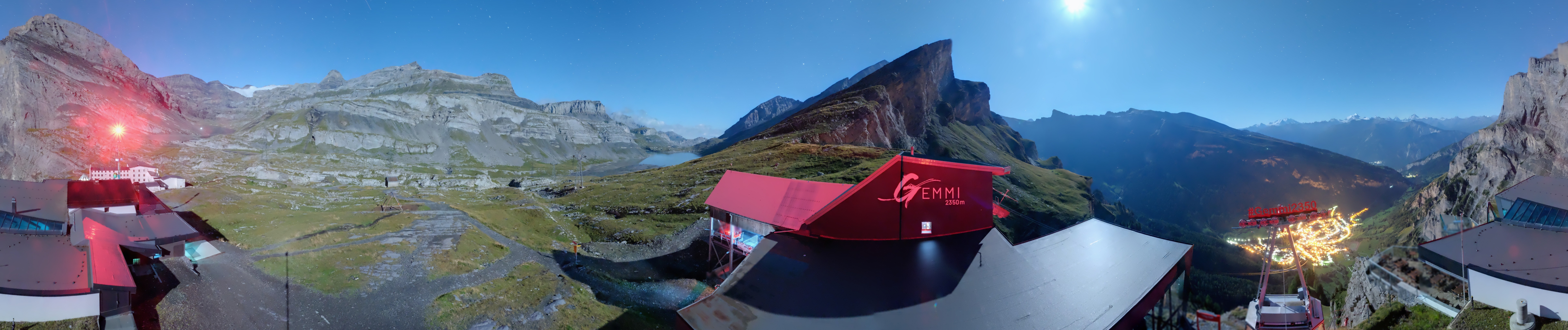 Archiv Foto Webcam Leukerbad: Gemmi Panoramacam