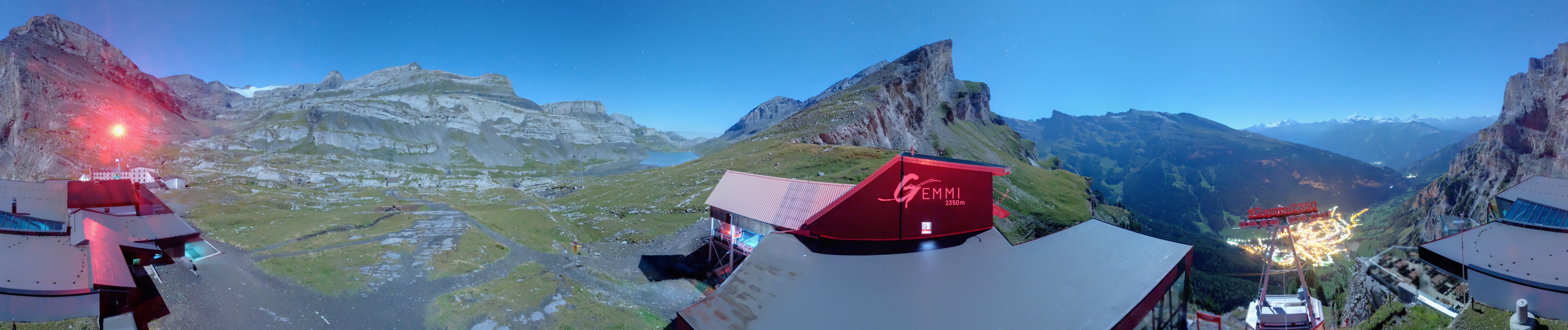 Archiv Foto Webcam Leukerbad: Gemmi Panoramacam