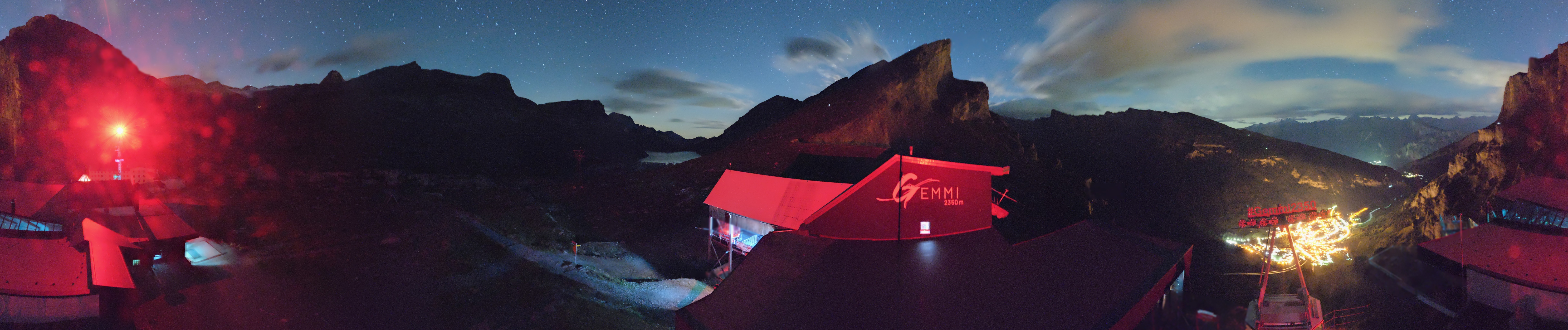 Archiv Foto Webcam Leukerbad: Gemmi Panoramacam