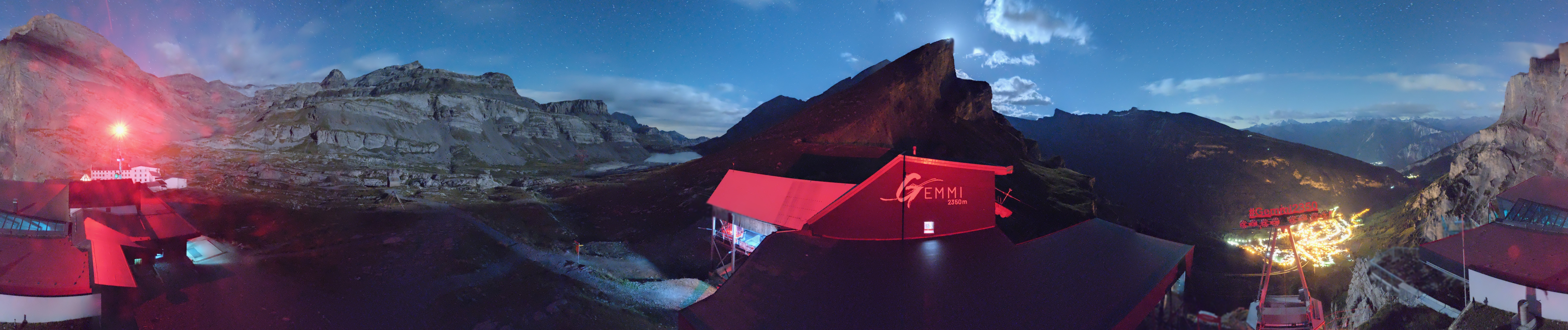 Archiv Foto Webcam Leukerbad: Gemmi Panoramacam