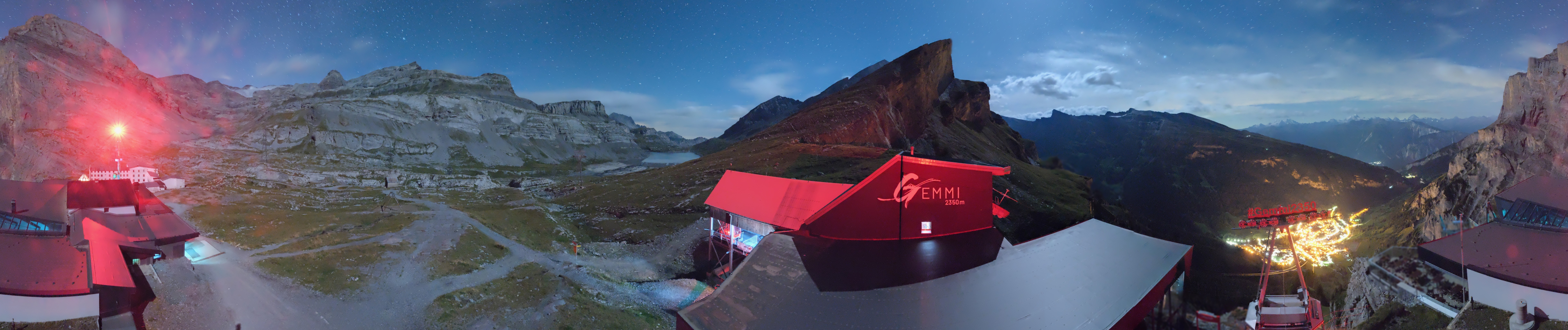 Archiv Foto Webcam Leukerbad: Gemmi Panoramacam