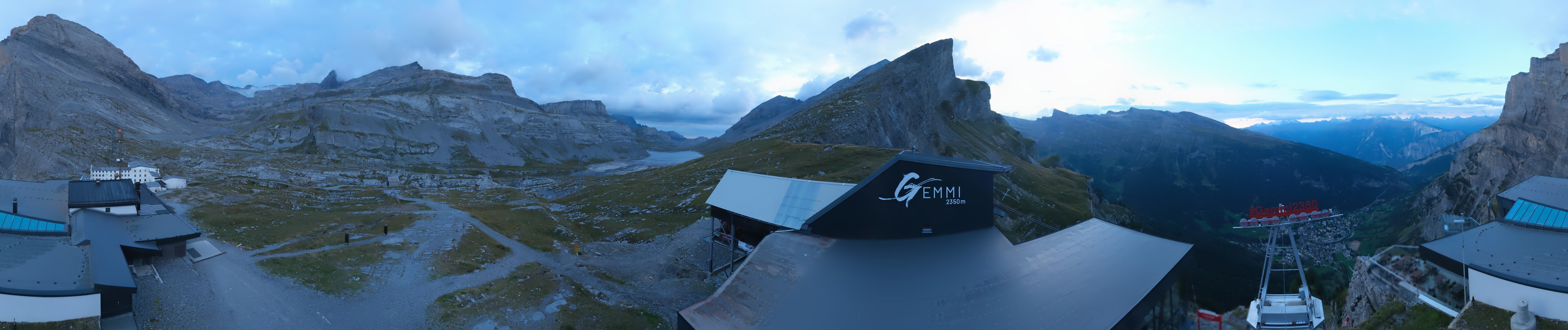 Archiv Foto Webcam Leukerbad: Gemmi Panoramacam