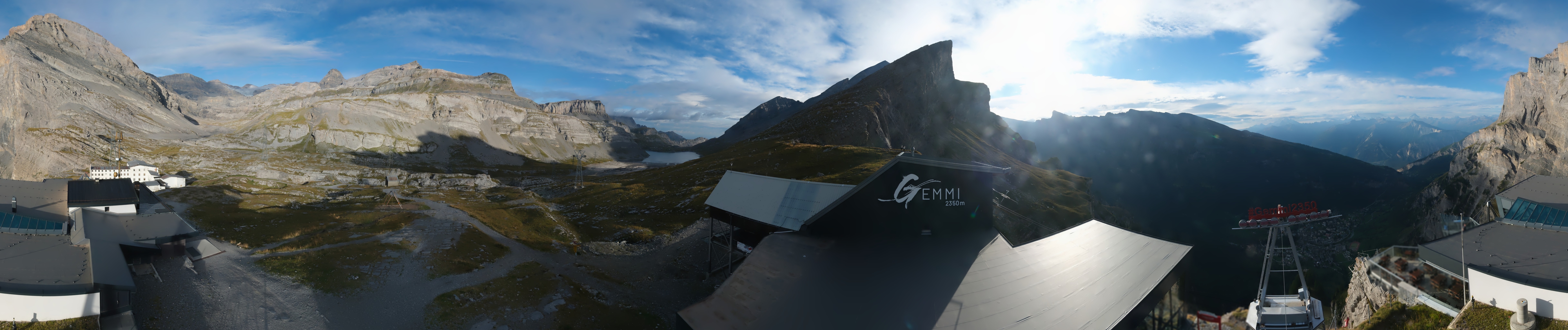 Archiv Foto Webcam Leukerbad: Gemmi Panoramacam