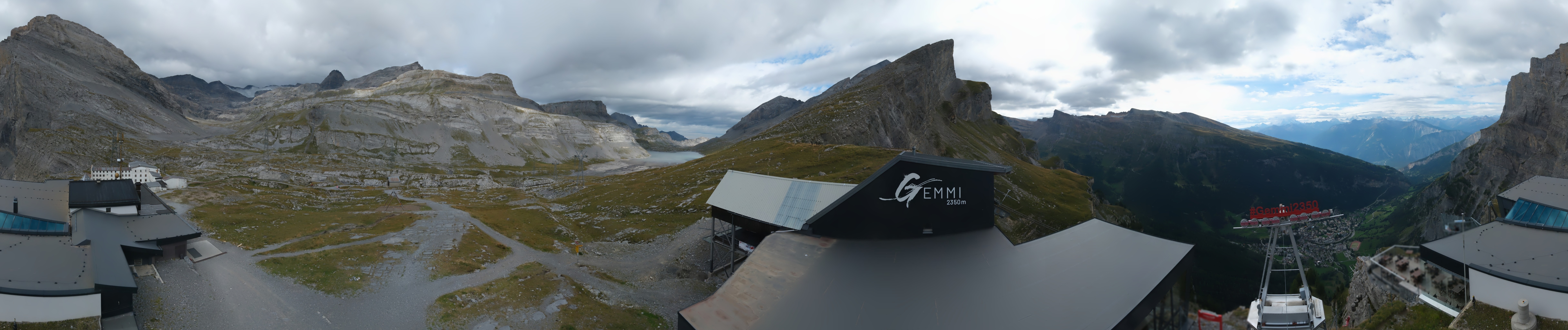 Archiv Foto Webcam Leukerbad: Gemmi Panoramacam
