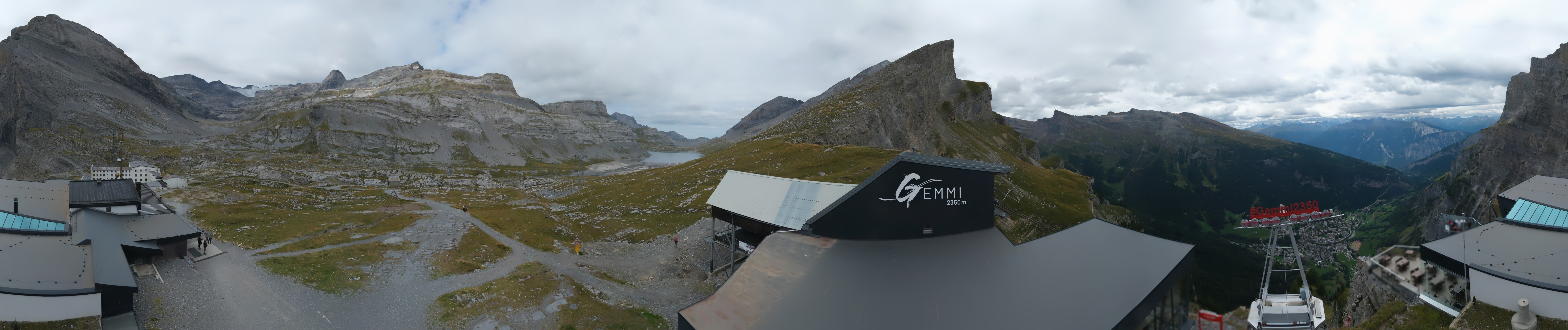Archiv Foto Webcam Leukerbad: Gemmi Panoramacam