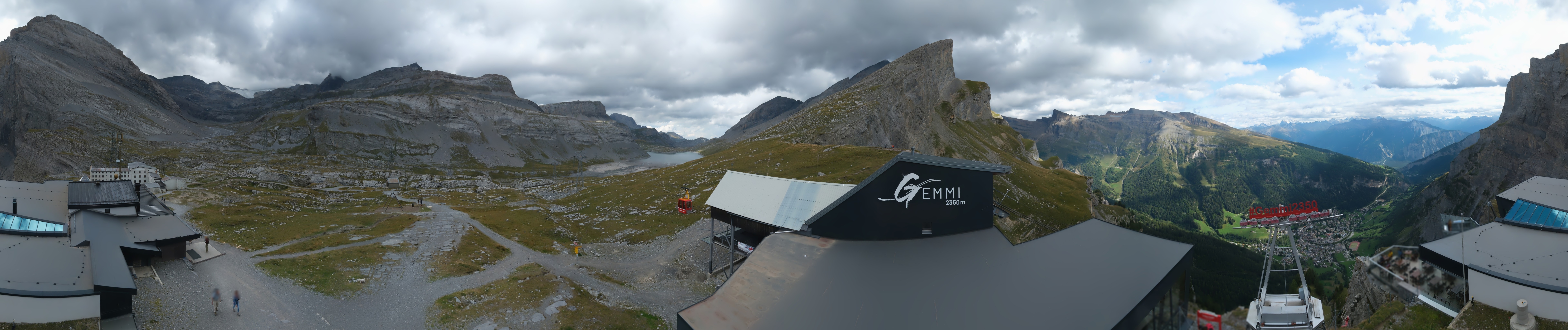 Archiv Foto Webcam Leukerbad: Gemmi Panoramacam