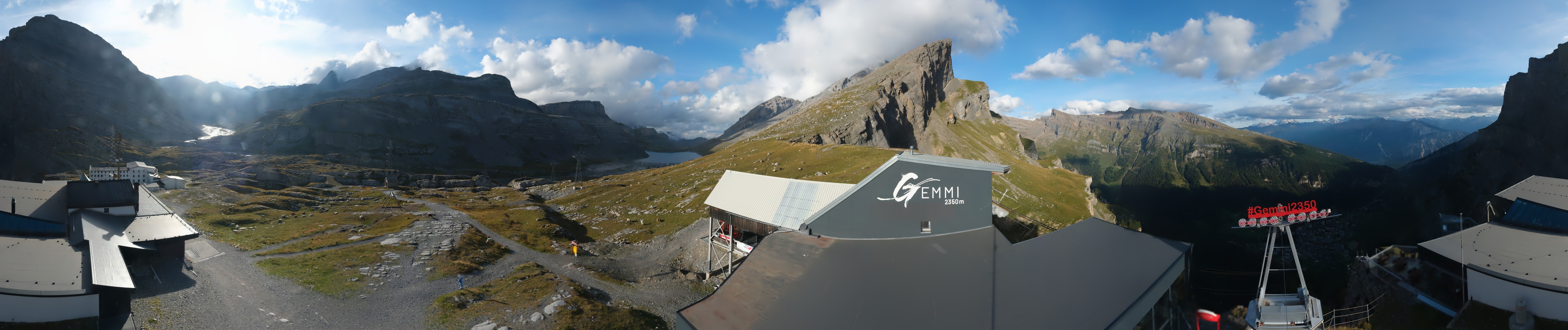 Archiv Foto Webcam Leukerbad: Gemmi Panoramacam