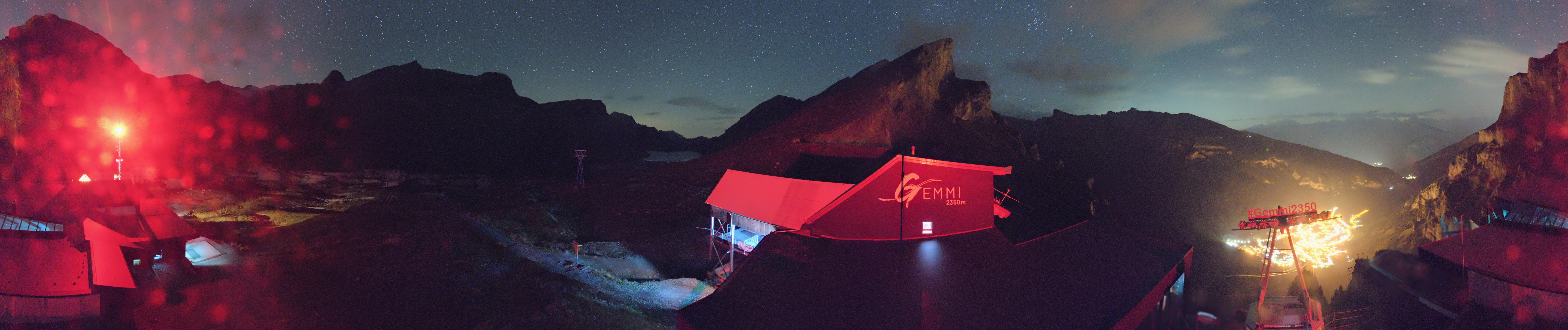 Archiv Foto Webcam Leukerbad: Gemmi Panoramacam