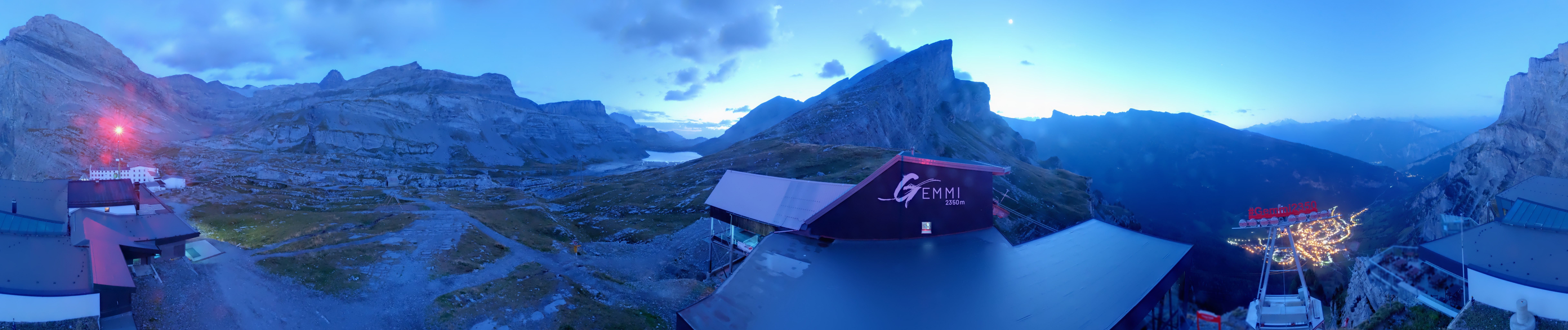 Archiv Foto Webcam Leukerbad: Gemmi Panoramacam