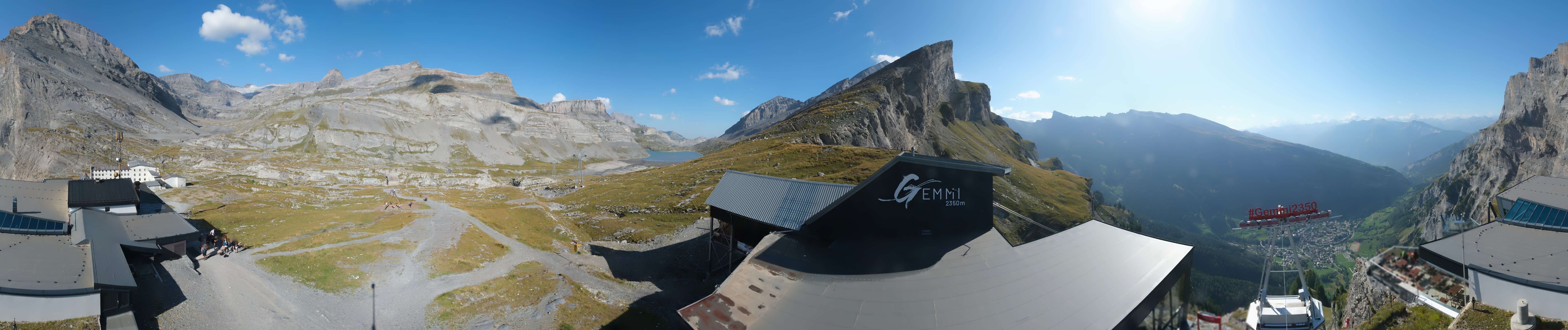Archiv Foto Webcam Leukerbad: Gemmi Panoramacam