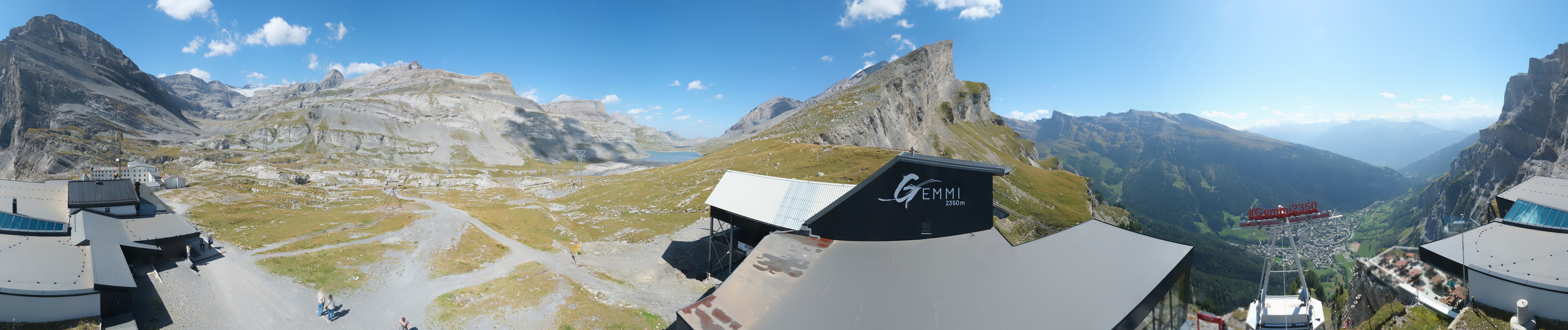 Archiv Foto Webcam Leukerbad: Gemmi Panoramacam
