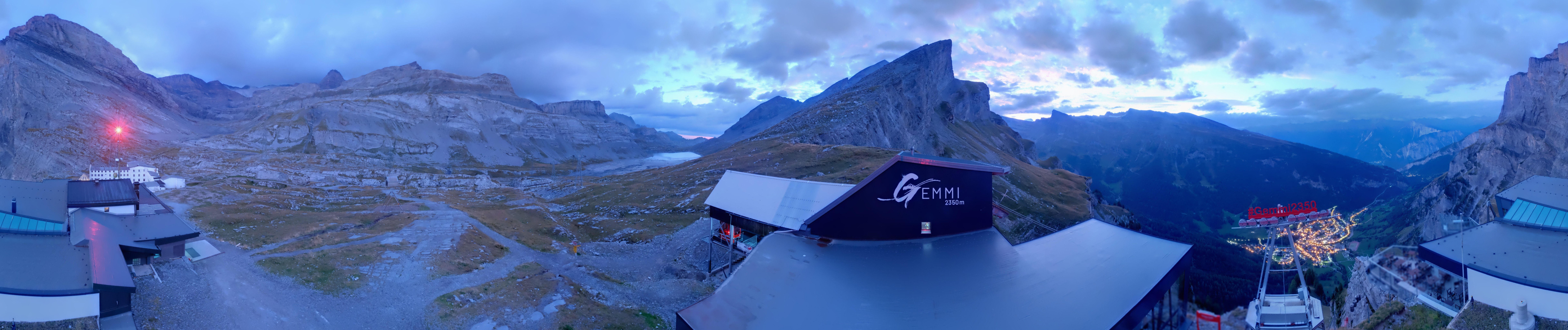 Archiv Foto Webcam Leukerbad: Gemmi Panoramacam