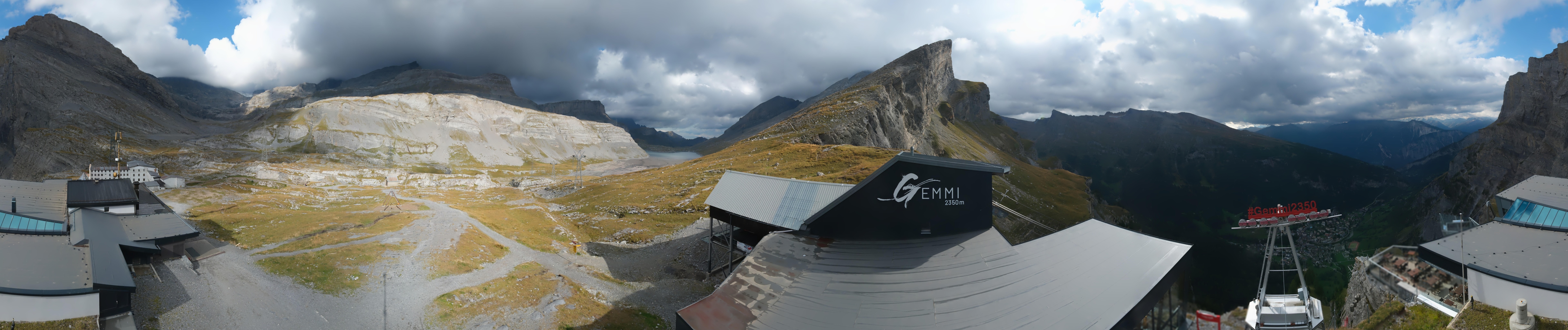 Archiv Foto Webcam Leukerbad: Gemmi Panoramacam