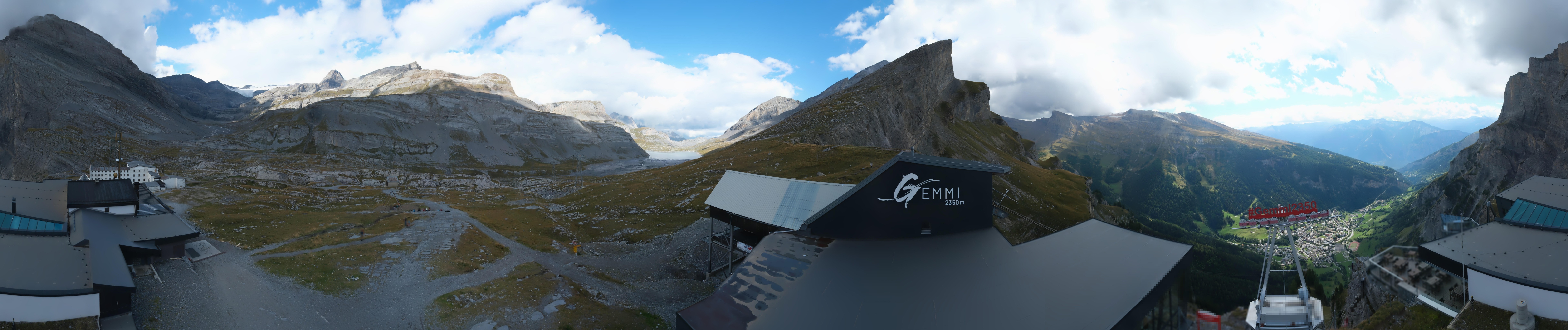 Archiv Foto Webcam Leukerbad: Gemmi Panoramacam