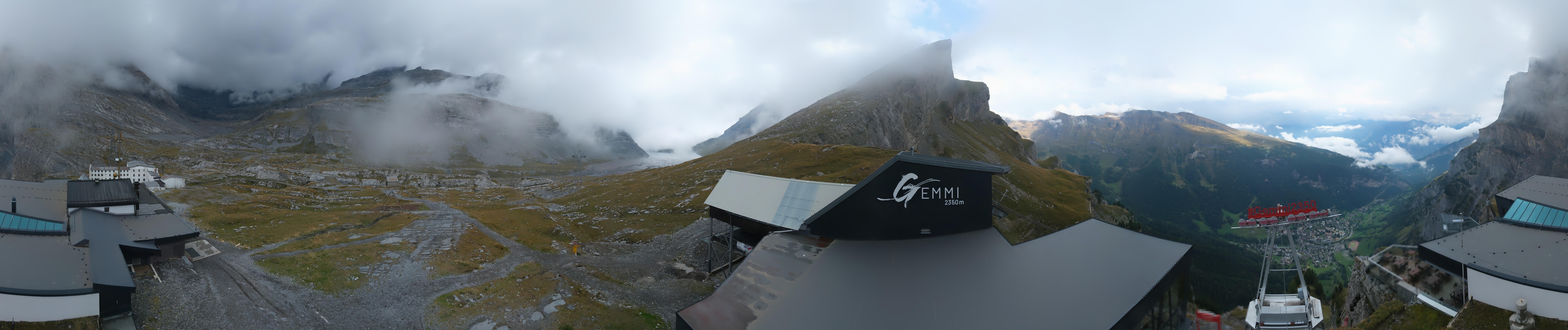 Archiv Foto Webcam Leukerbad: Gemmi Panoramacam