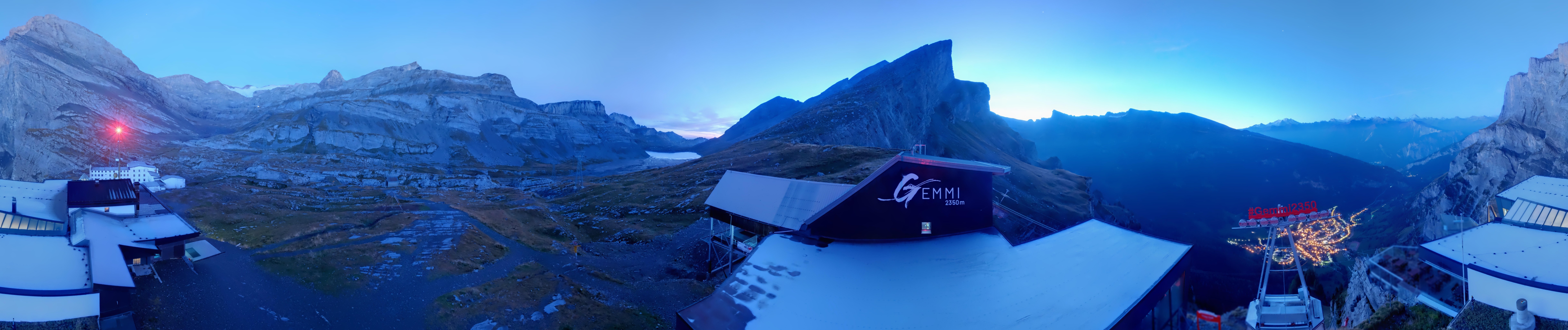 Archived image Webcam Leukerbad: Roundshot Gemmipass