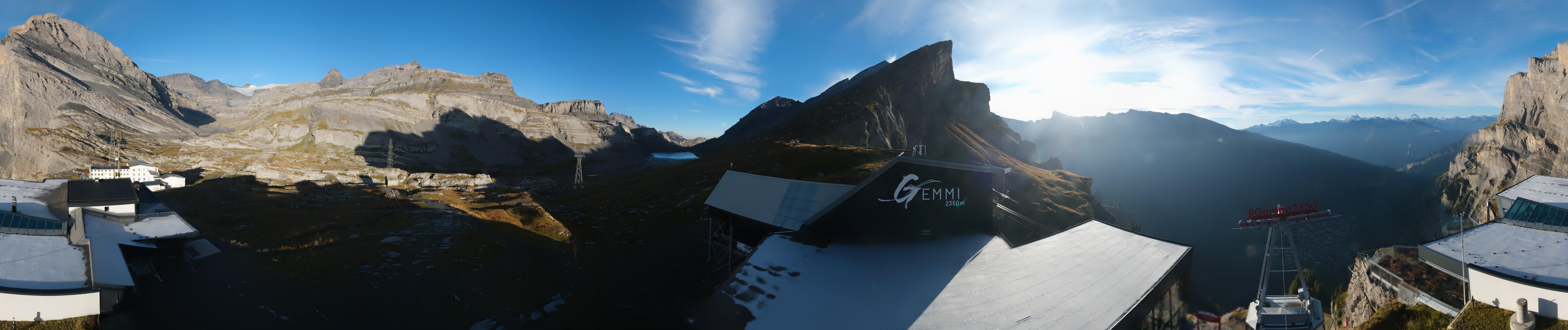 Archived image Webcam Leukerbad: Roundshot Gemmipass