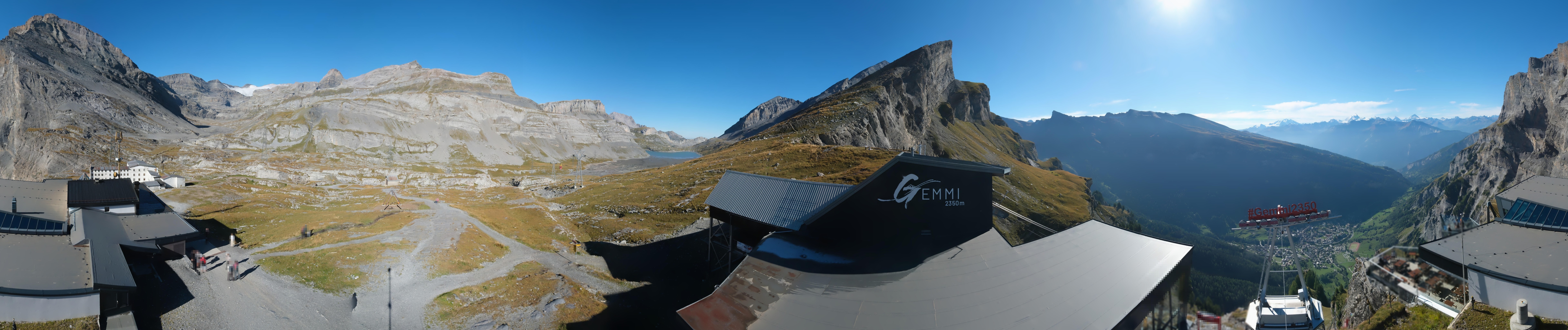 Archived image Webcam Leukerbad: Roundshot Gemmipass