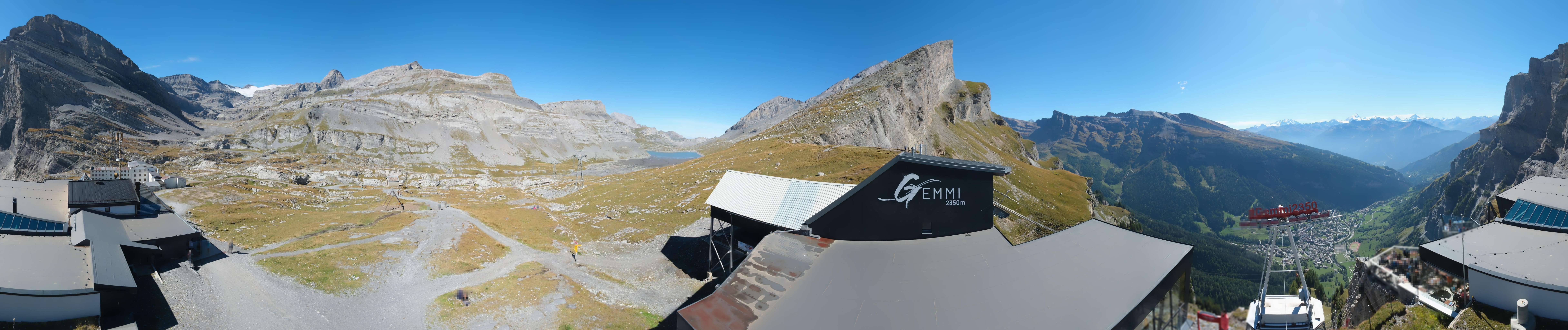 Archived image Webcam Leukerbad: Roundshot Gemmipass