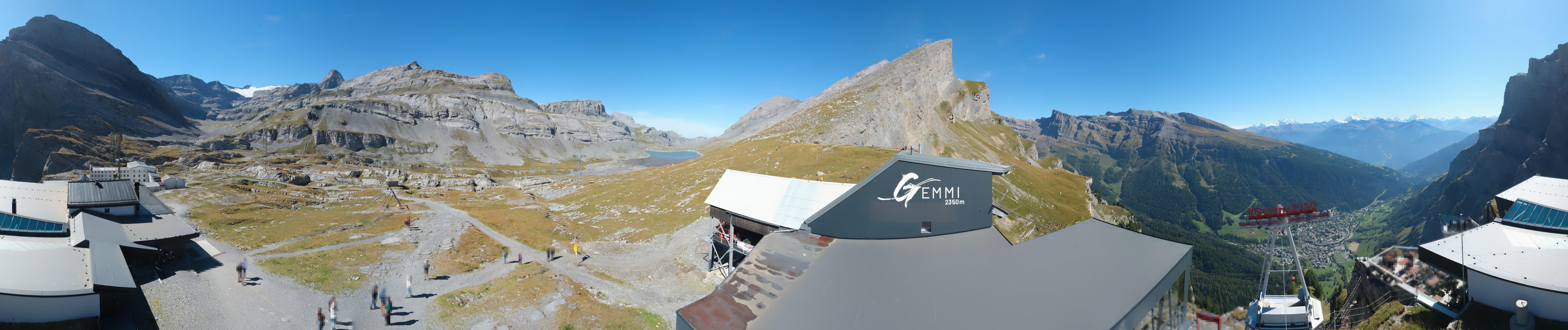 Archived image Webcam Leukerbad: Roundshot Gemmipass