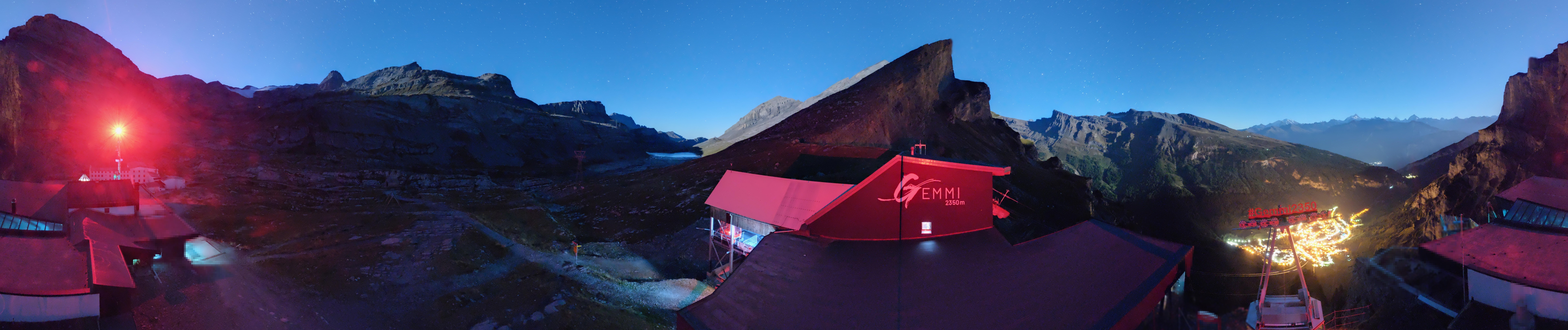 Archiv Foto Webcam Leukerbad: Gemmi Panoramacam