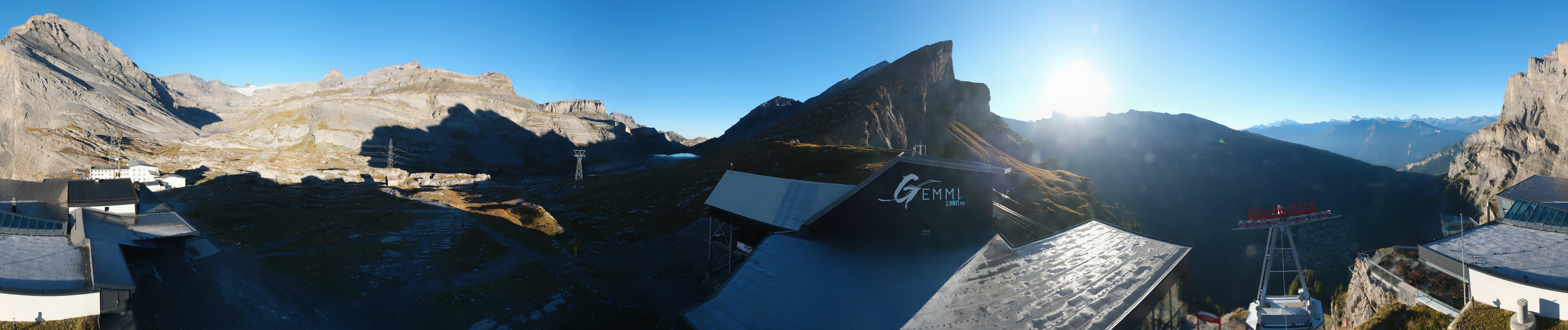 Archiv Foto Webcam Leukerbad: Gemmi Panoramacam