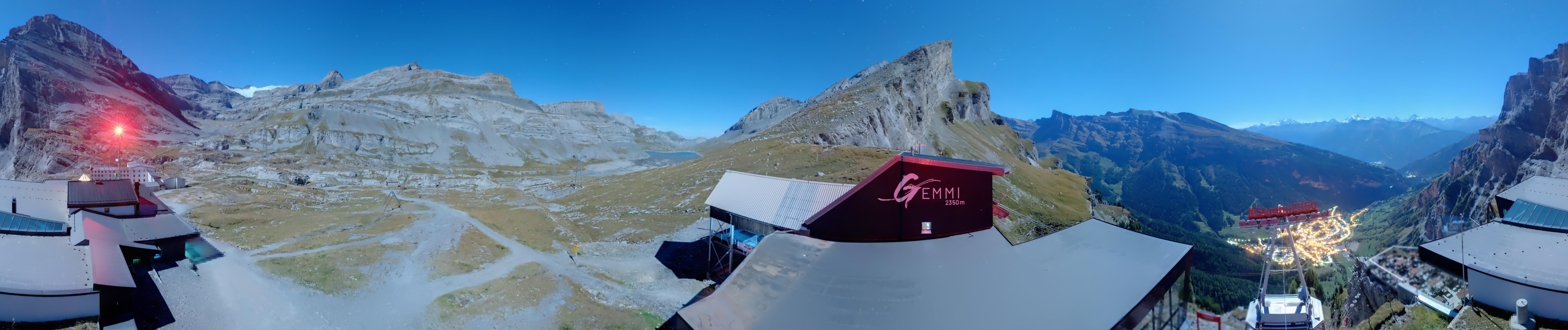 Archiv Foto Webcam Leukerbad: Gemmi Panoramacam