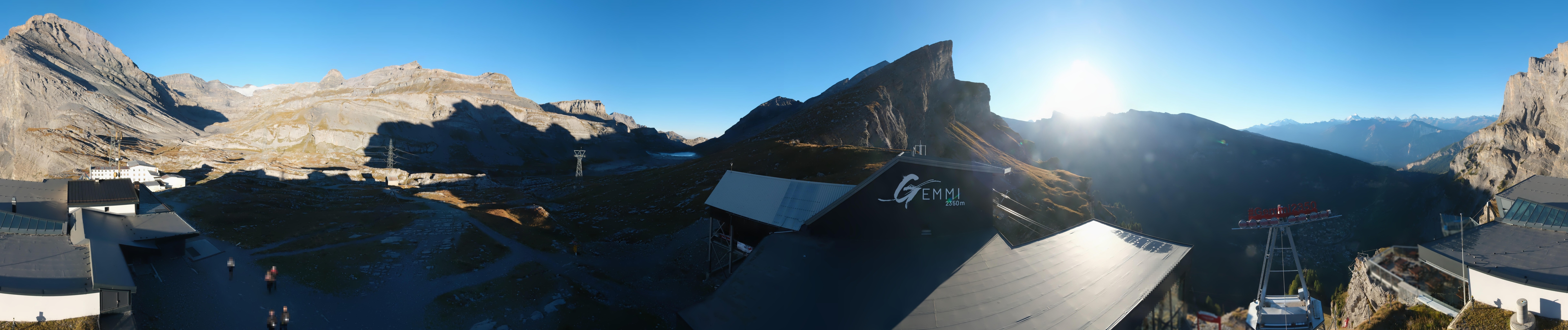 Archiv Foto Webcam Leukerbad: Gemmi Panoramacam