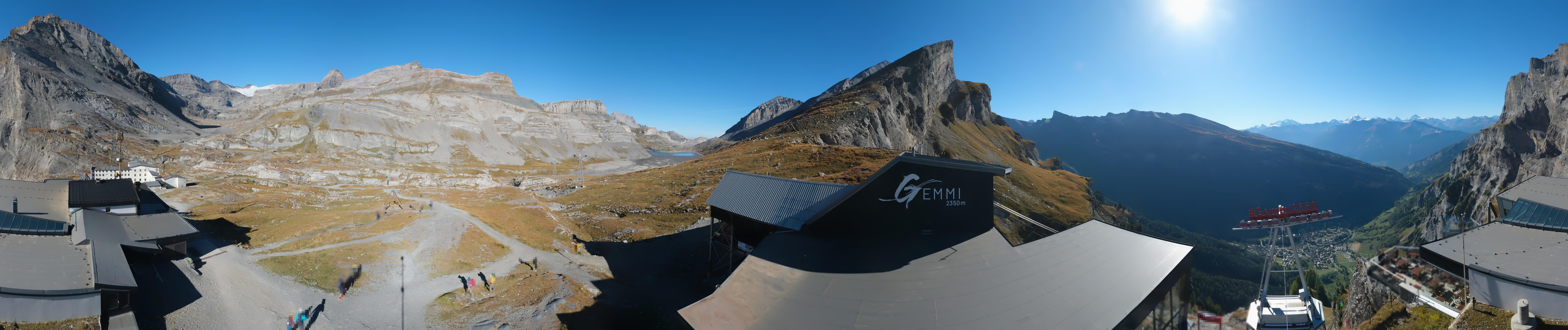 Archiv Foto Webcam Leukerbad: Gemmi Panoramacam