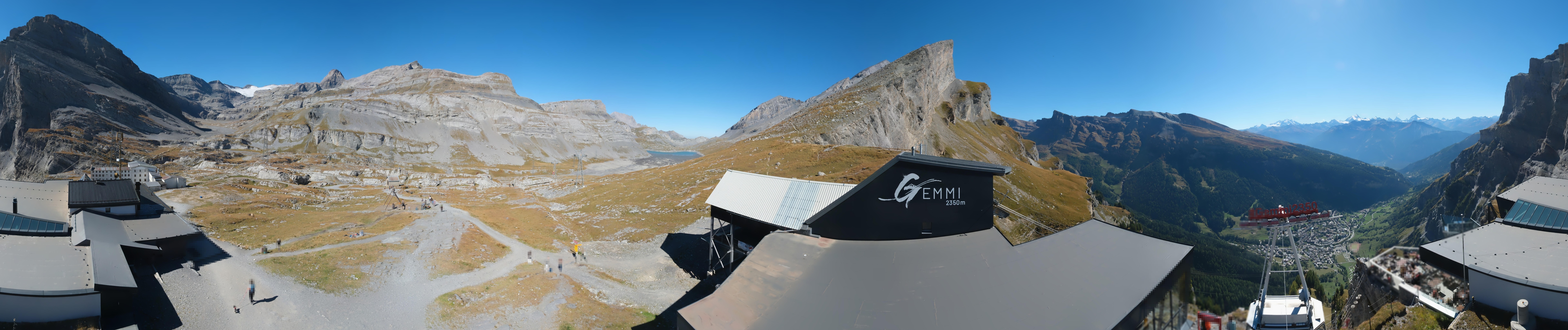 Archiv Foto Webcam Leukerbad: Gemmi Panoramacam