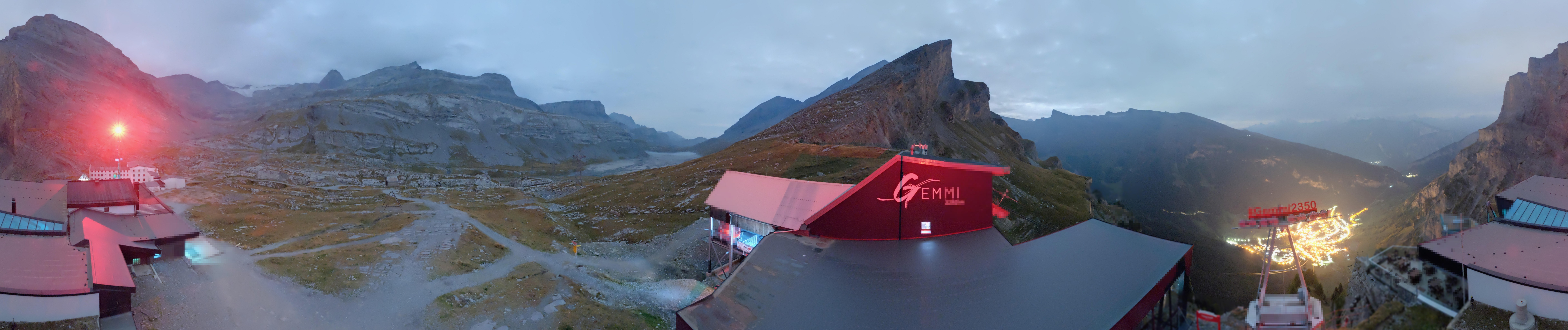 Archiv Foto Webcam Leukerbad: Gemmi Panoramacam