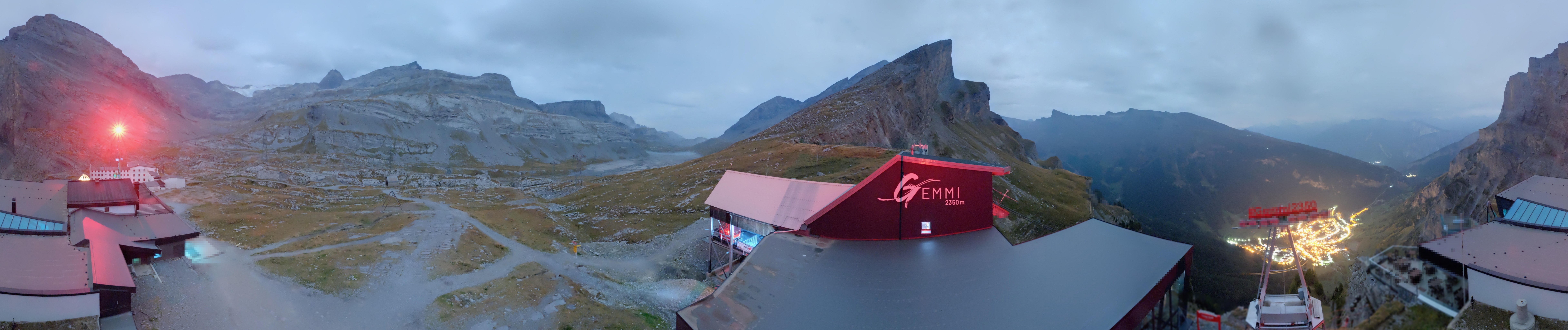 Archiv Foto Webcam Leukerbad: Gemmi Panoramacam