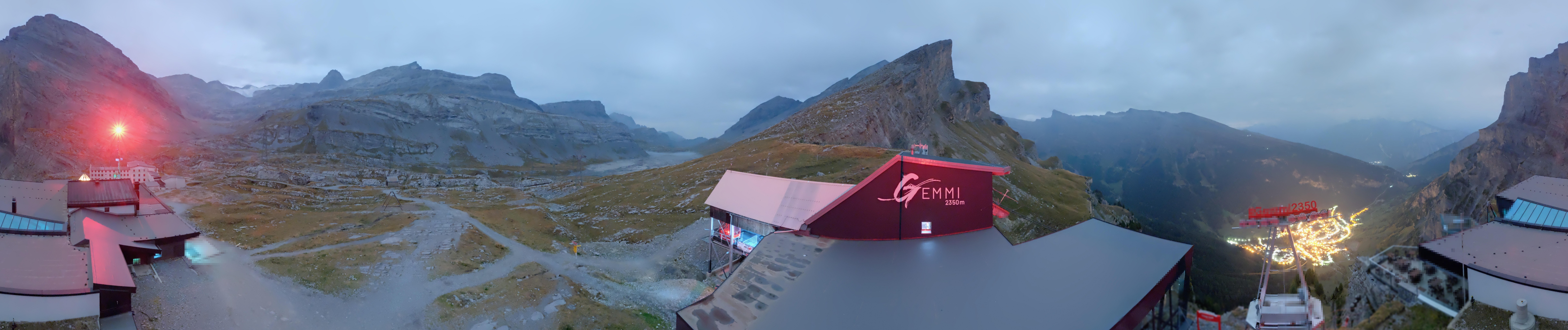 Archiv Foto Webcam Leukerbad: Gemmi Panoramacam