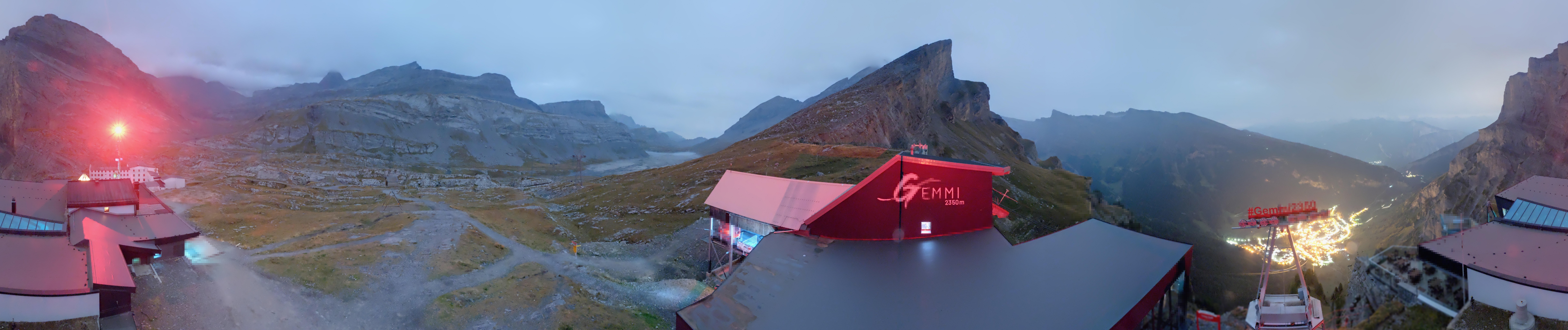 Archiv Foto Webcam Leukerbad: Gemmi Panoramacam