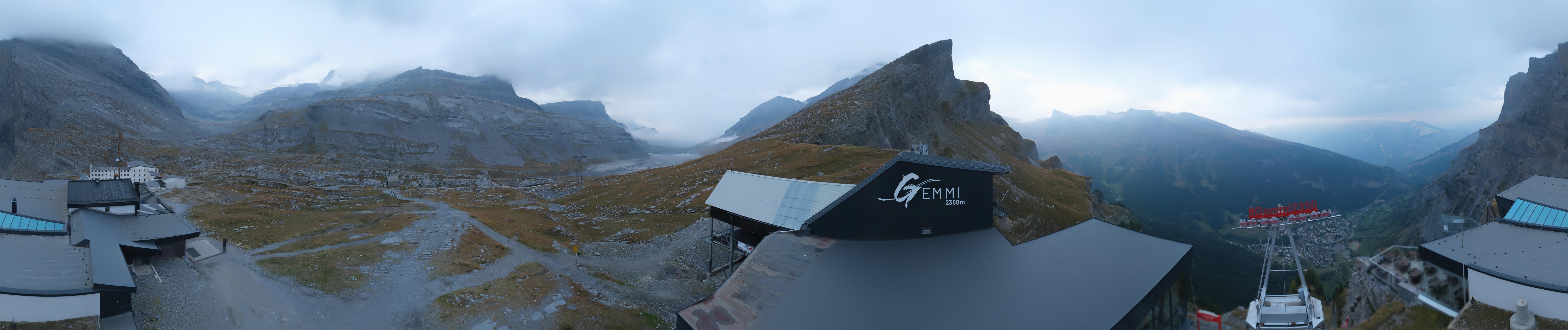 Archiv Foto Webcam Leukerbad: Gemmi Panoramacam